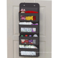 Hanging Wall Organizer Storage Bag with 4 Clear Window Pockets